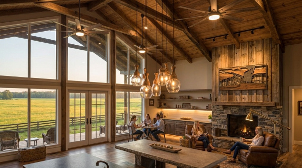 modern-barndominium-interior-living-room.webp Modern barndominium interior design with open concept living room